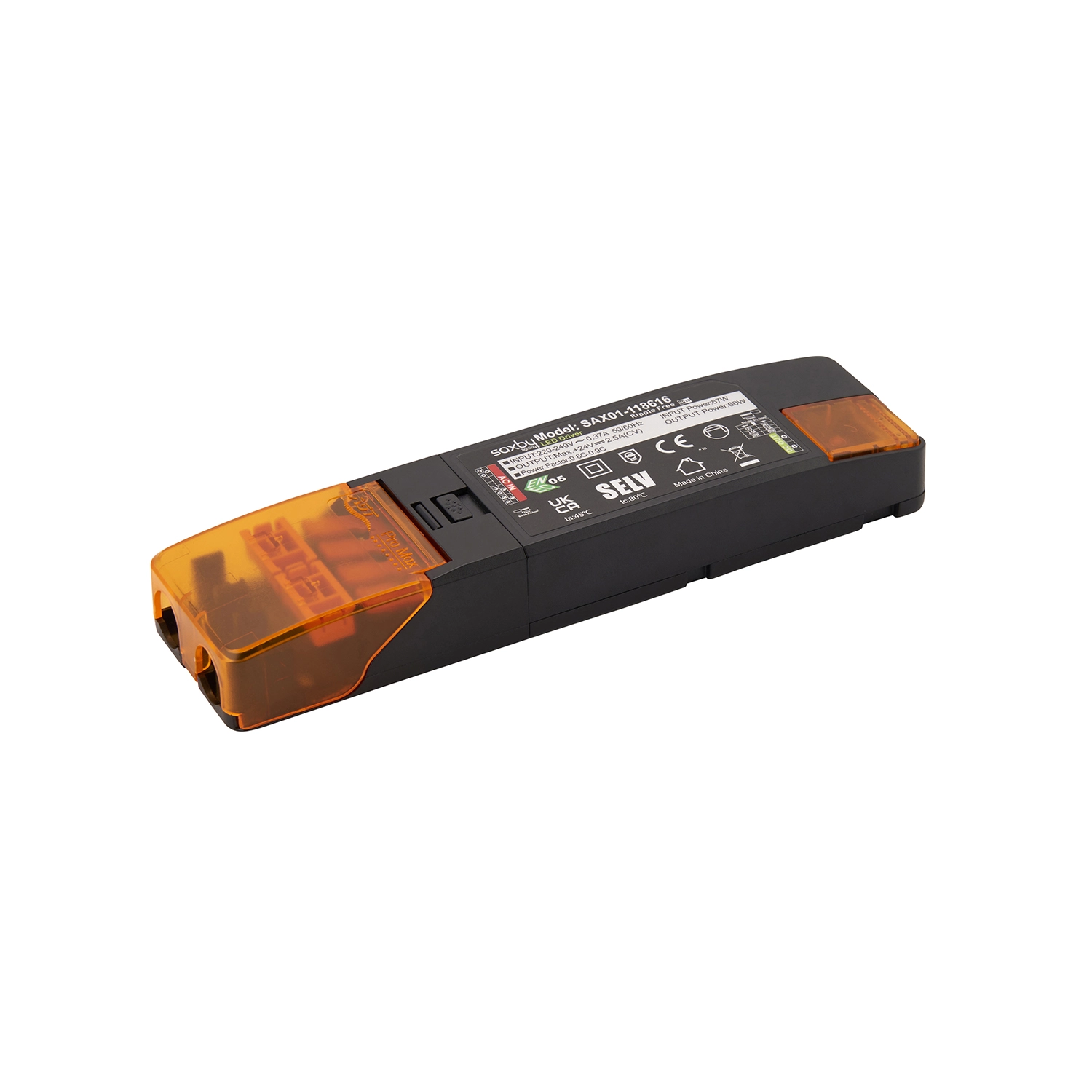 LED Driver 12/24V 30/60W Constant Voltage - Black | National Lighting ...