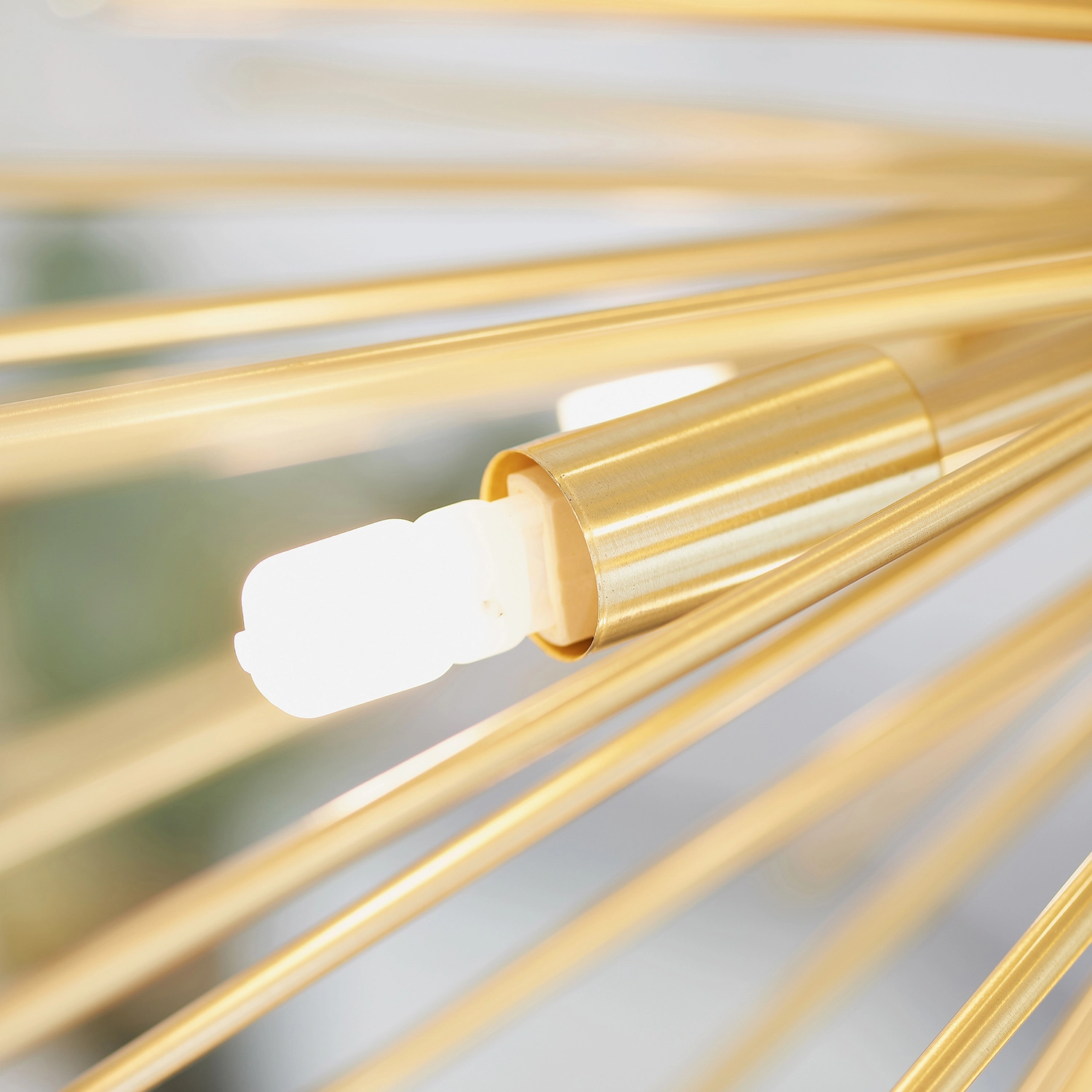 Adam dimmable ceiling pendant in brushed brass| National Lighting ...