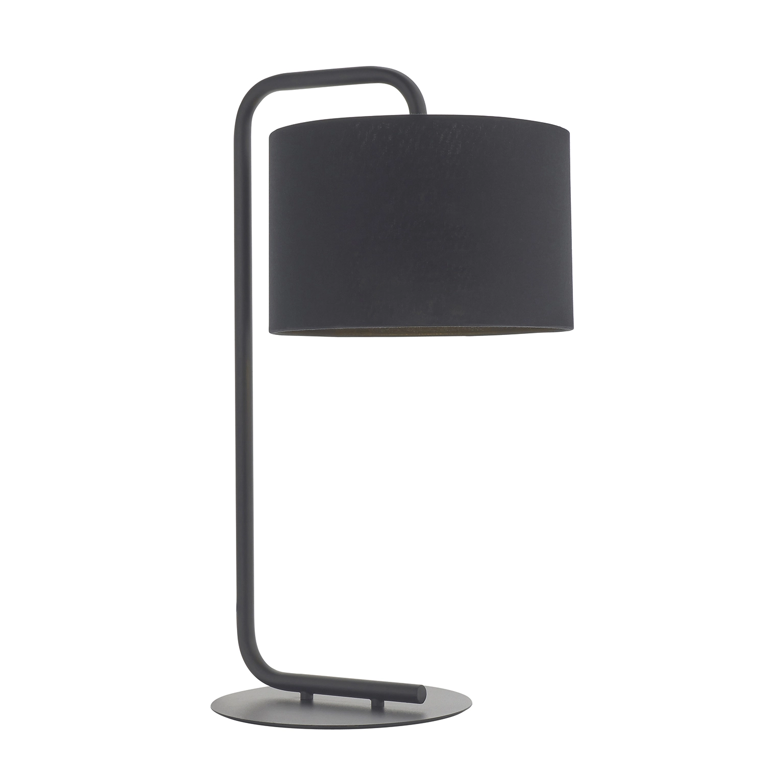 Larton LARTON Table Light - Satin Black with Black Shade | National Lighting ...