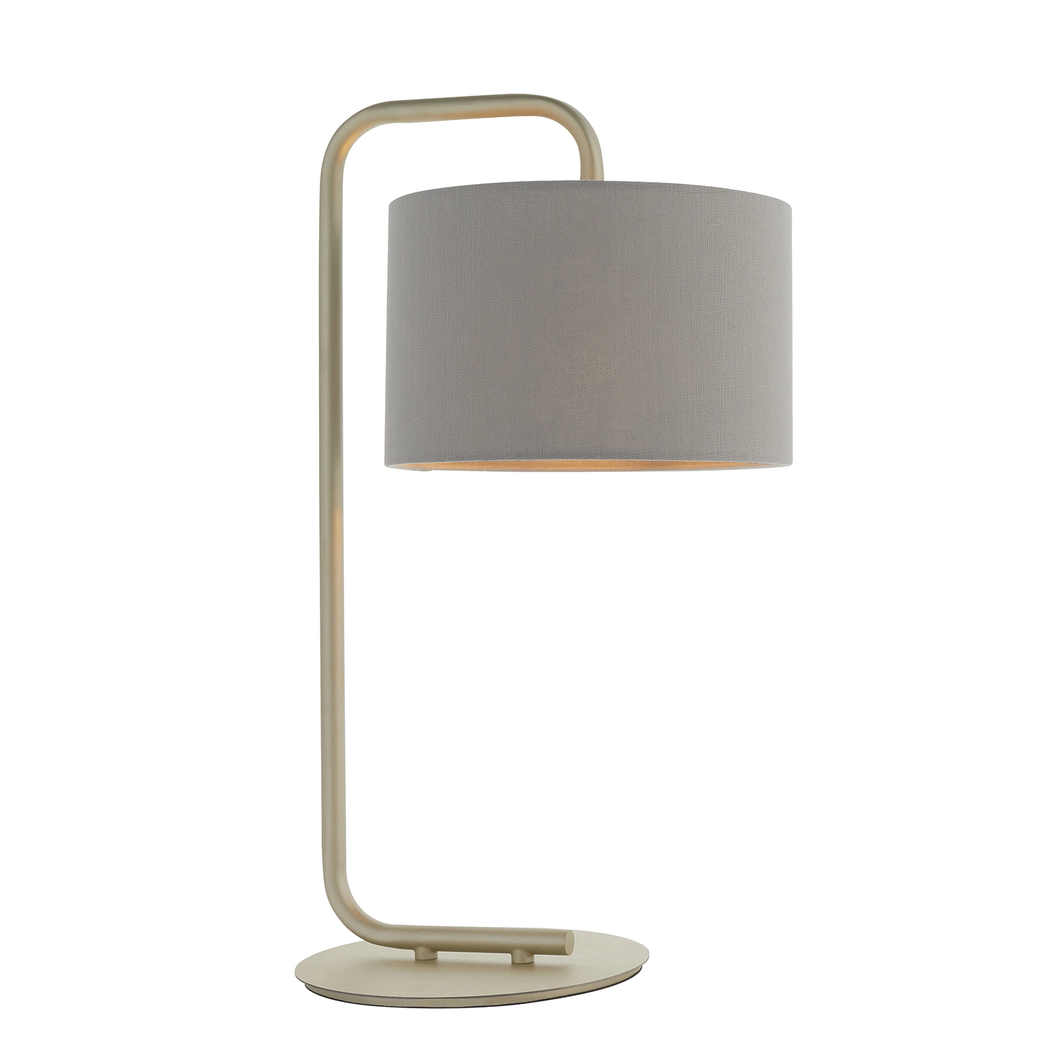 Larton LARTON Table Light - Satin Champagne & Slate Grey | National Lighting ...