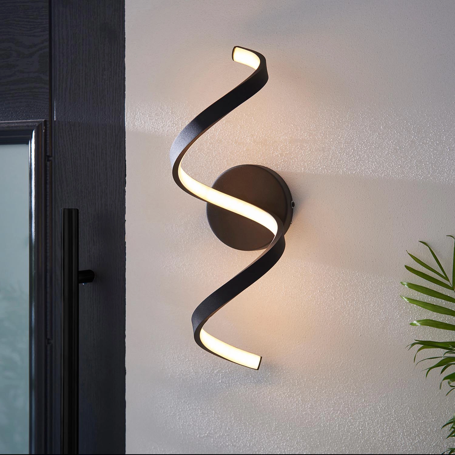 Twirl Lighting Collection - Wall Light - Black| National Lighting ...