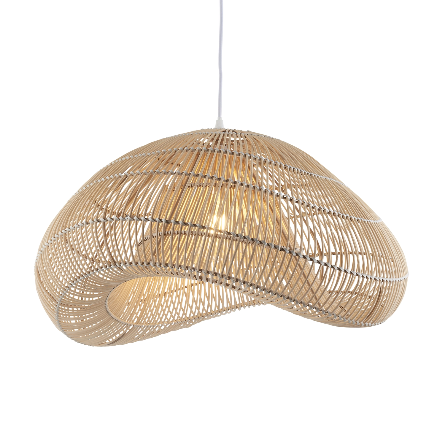 National Lighting | MIKI | Natural Rattan Pendant Shade | B22 or