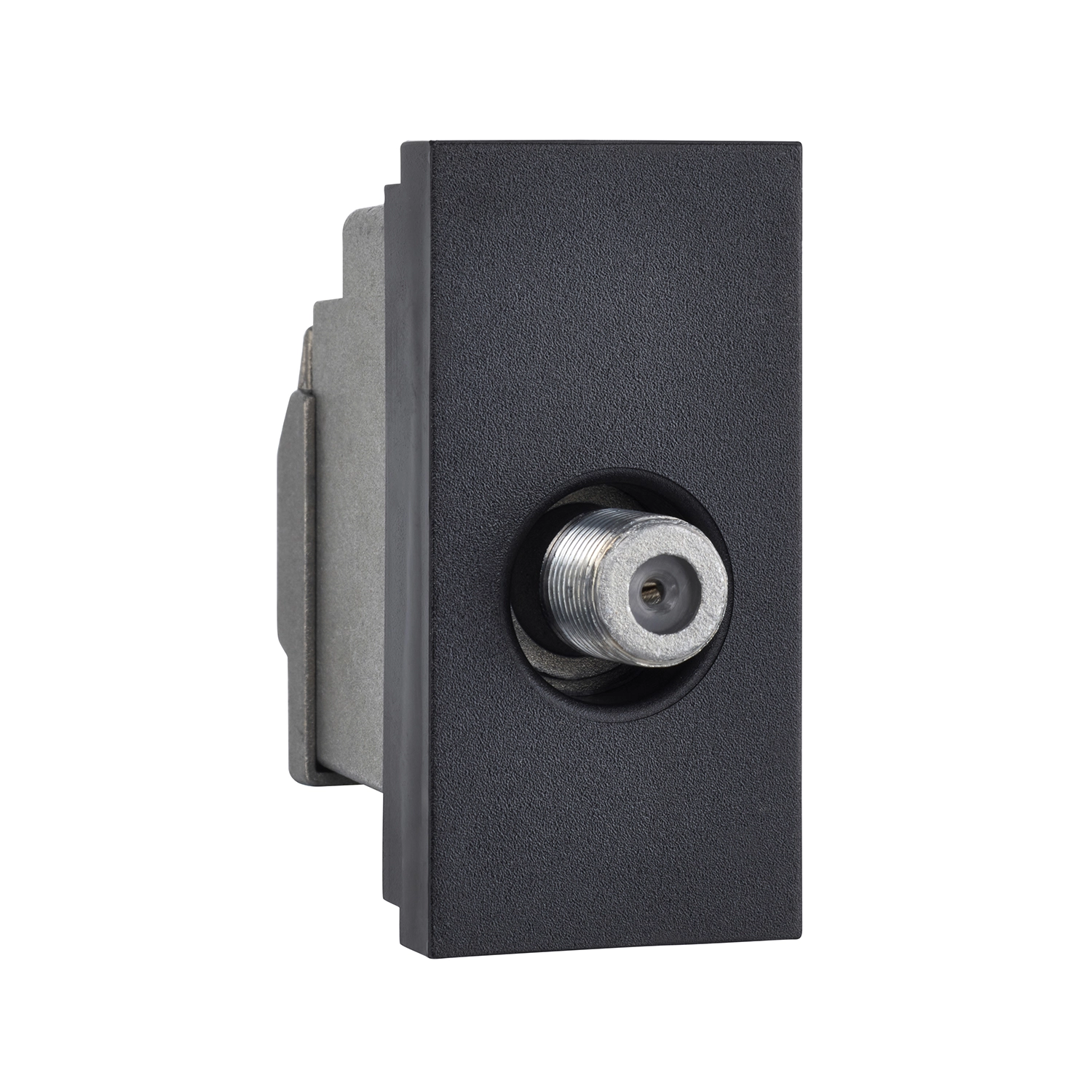Euro Module Satellite Screened Module - Matt Black | National Lighting ...