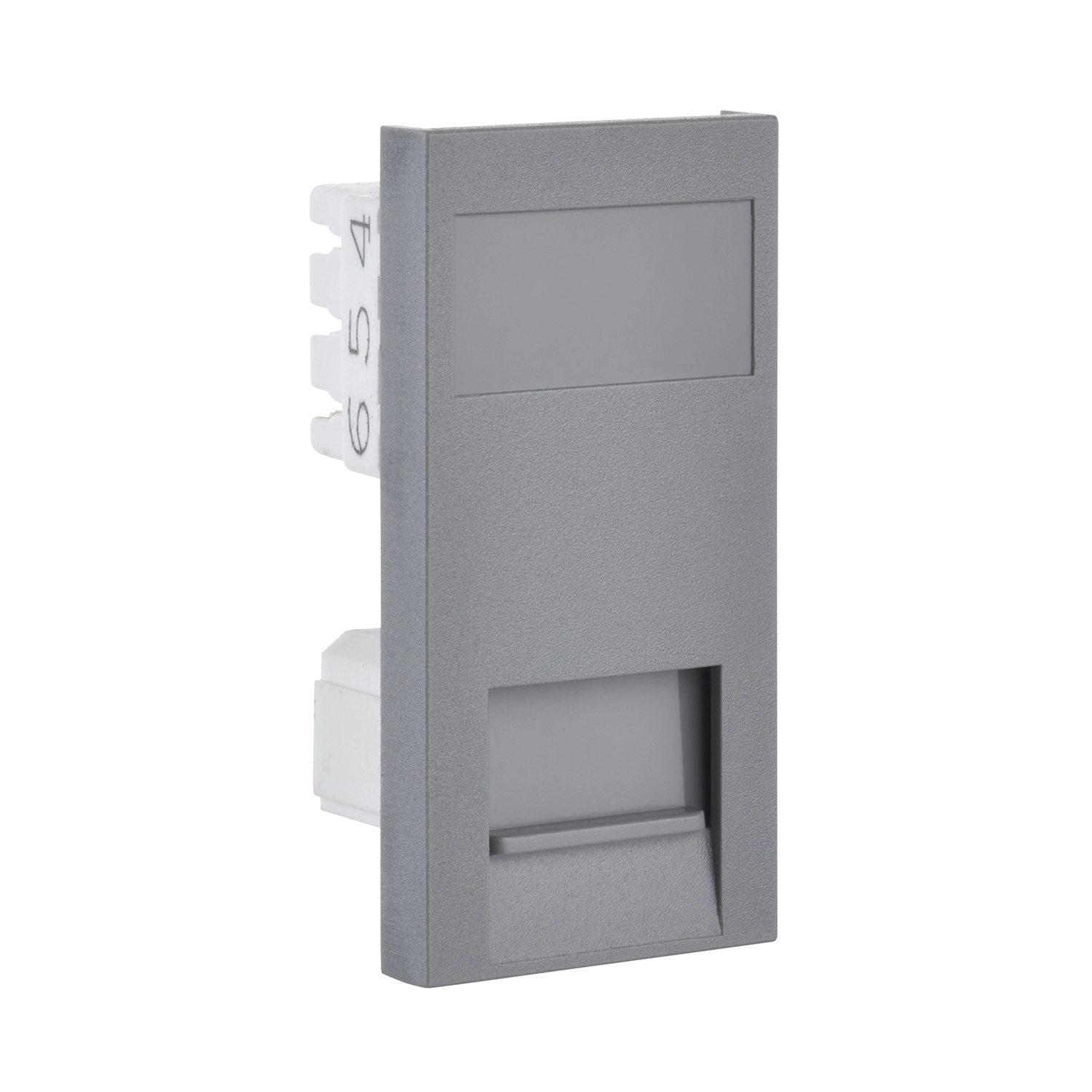 Euro Module Telephone Secondary Socket - Grey | National Lighting ...