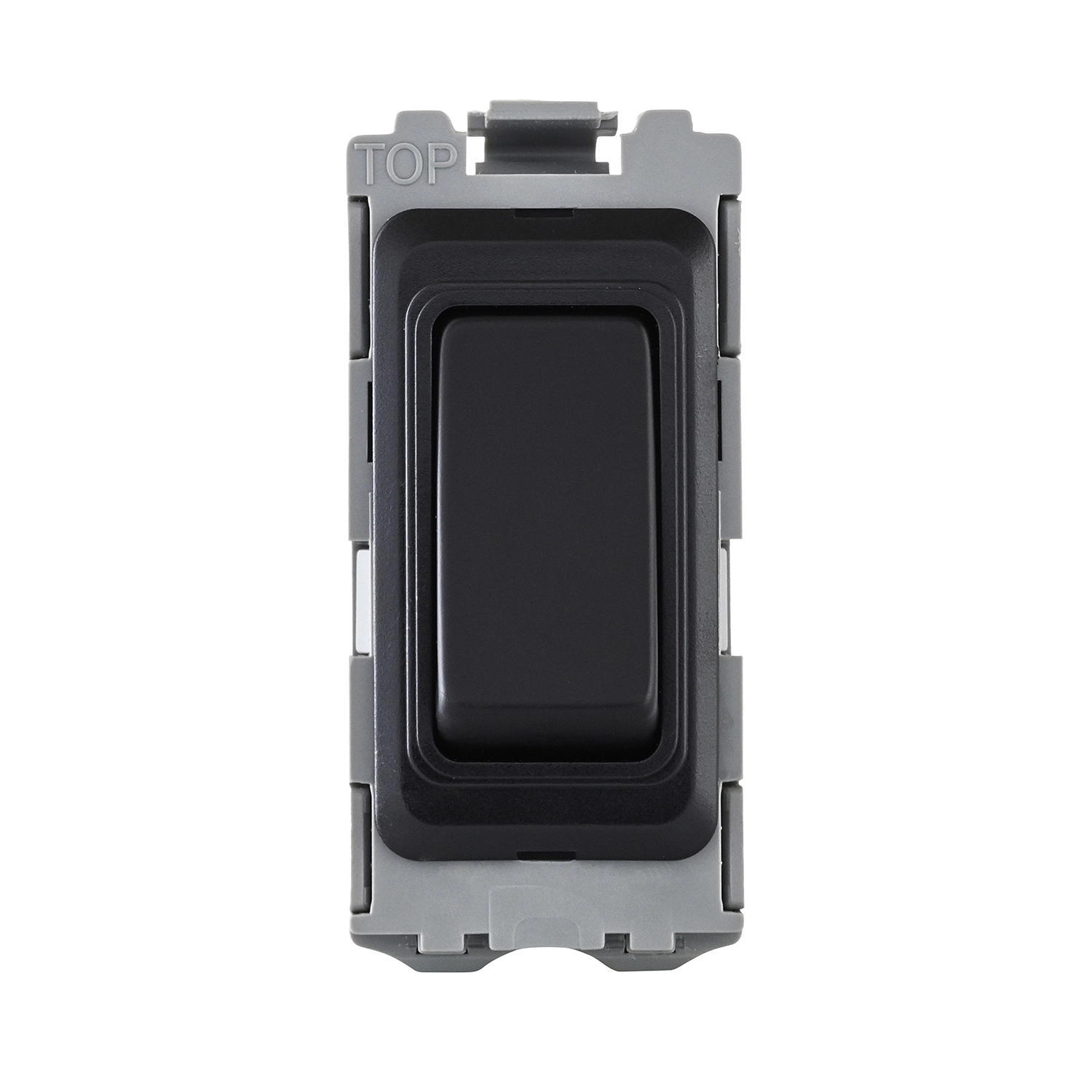 20 Module Switch Grid 20A DP 2-Way Switch Module - Matt Black | National Lighting ...