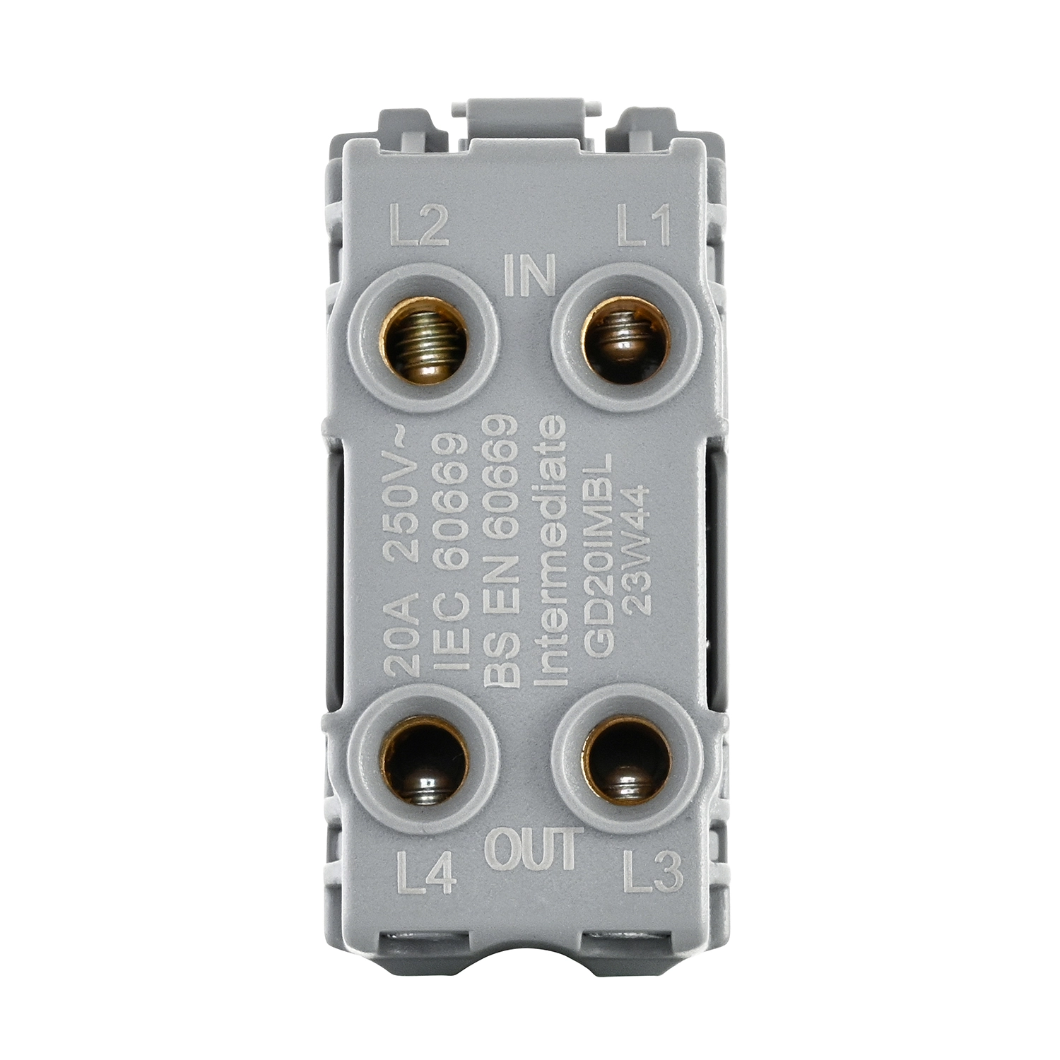 Grid 20A Intermediate Switch Module - Matt Black | National Lighting ...