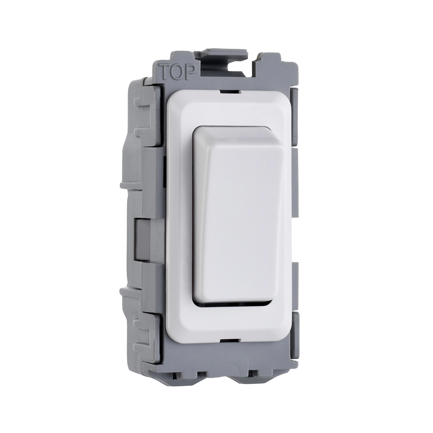 Grid 20A 2-Way Centre Off Switch - White | National Lighting® Online Shop
