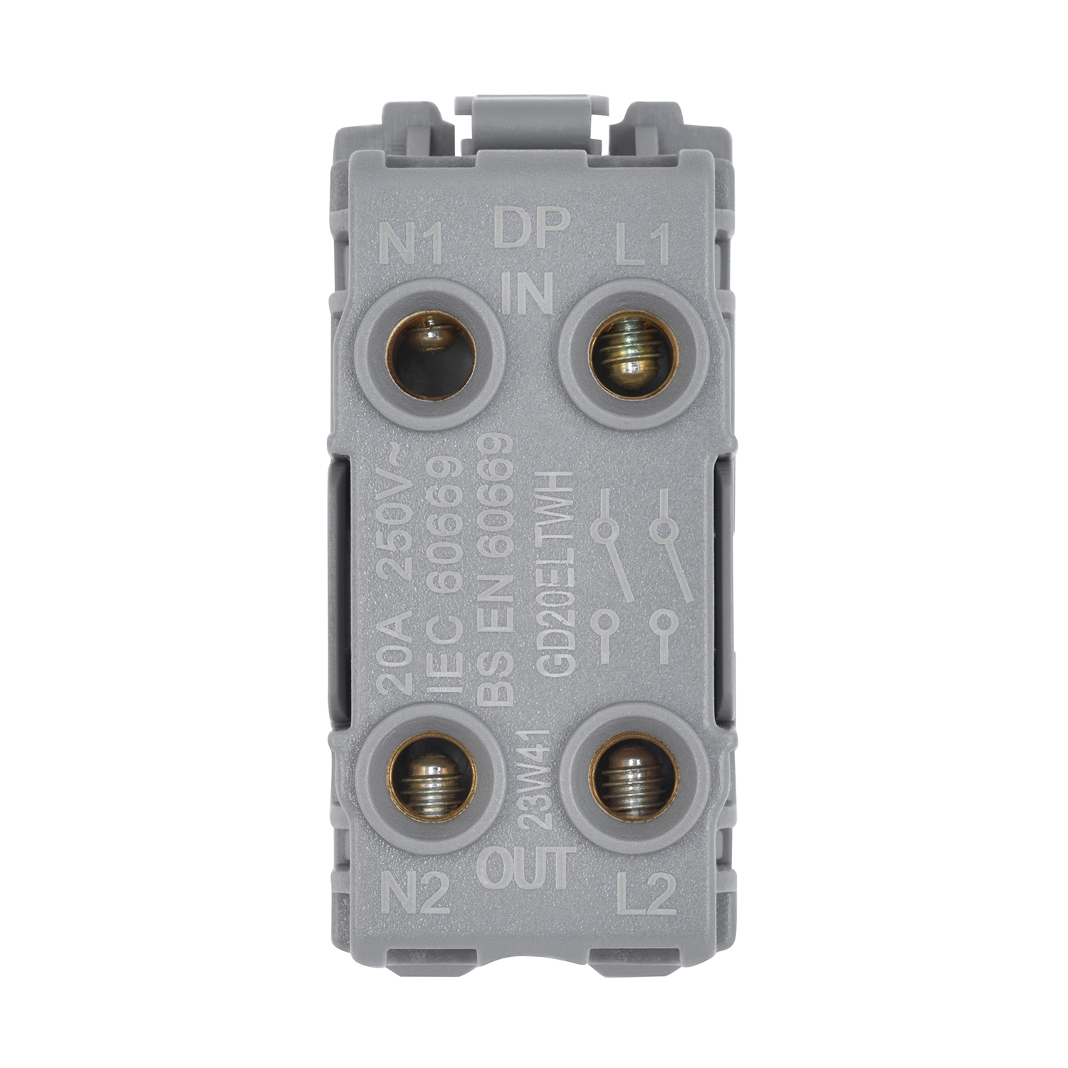 Grid 20A DP 2-Way Key Module (EMG LTG TEST) - White | National Lighting ...