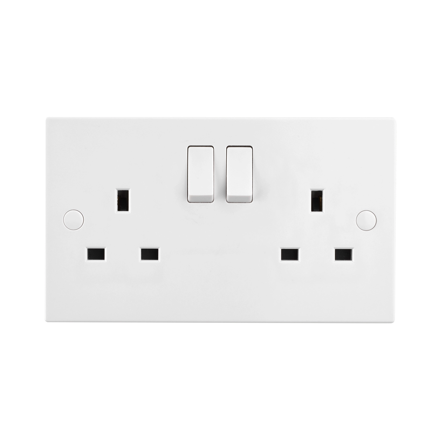 Square Edge 13A 2G SP Switched Socket | National Lighting | National ...