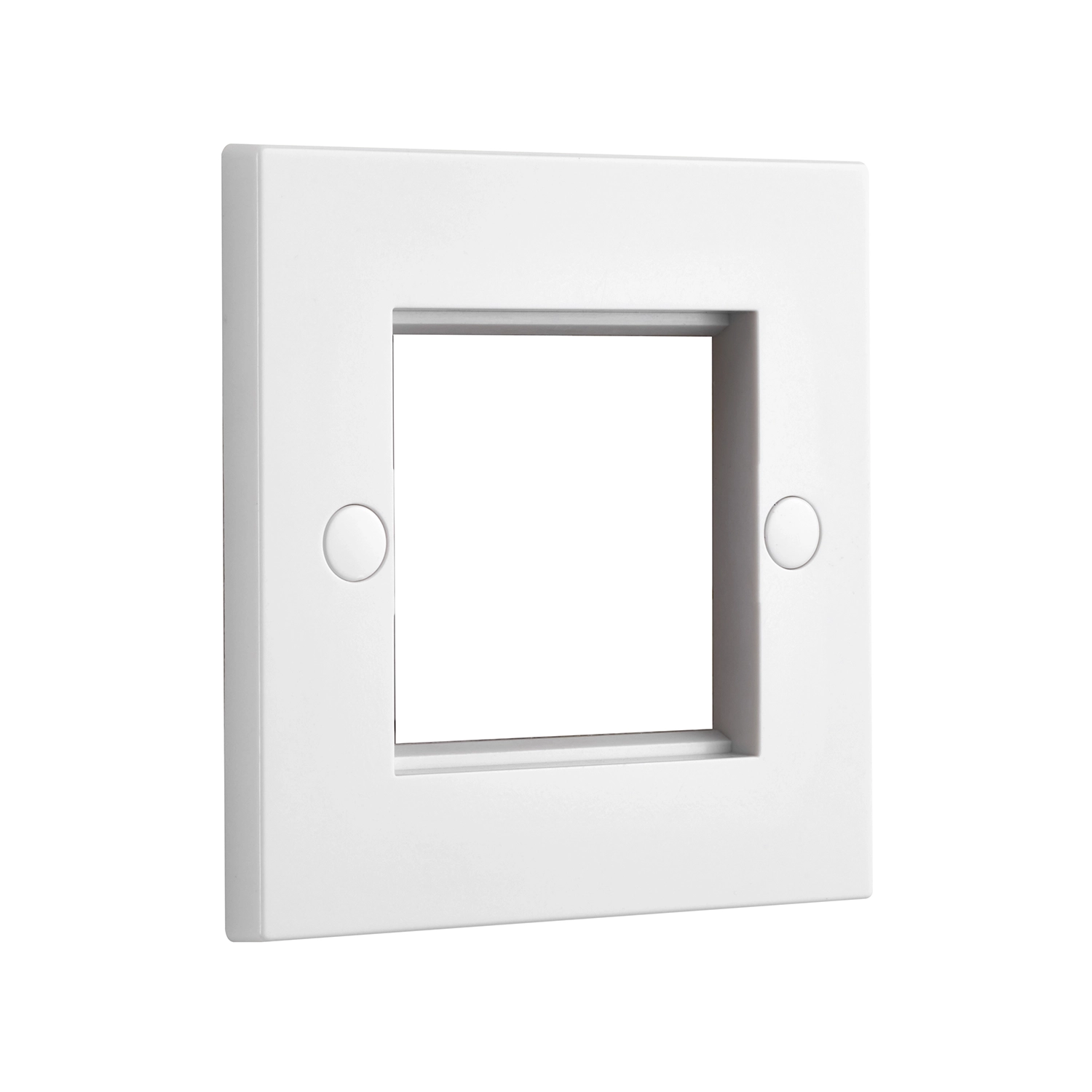 Square Edge 2G Modular Faceplate (2 Modules) | National Lighting ...